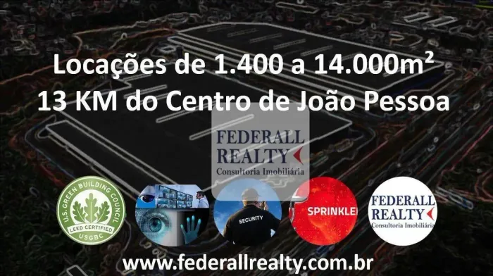 Aluguel de galpão logísitico em João Pessoa, PB