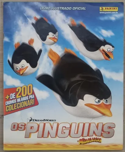 Álbum - Os Pinguins de Madagascar - 2015 - Panini - Completo
