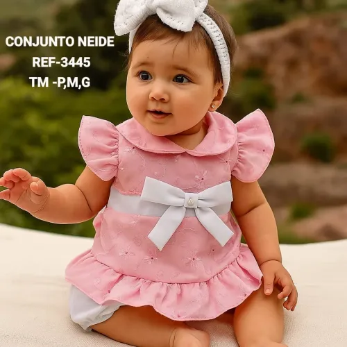 Conjunto linha baby muita fofura - cores variadas 