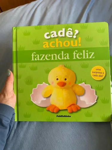 Livro Infantil Cadê? Achou! Fazenda Feliz