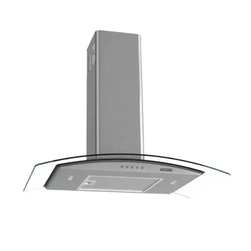 Coifa de Parede Fogatti 75cm Vidro Curvo Clean 220V