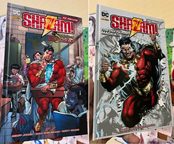 Shazam DC deluxe 2 edições capa dura