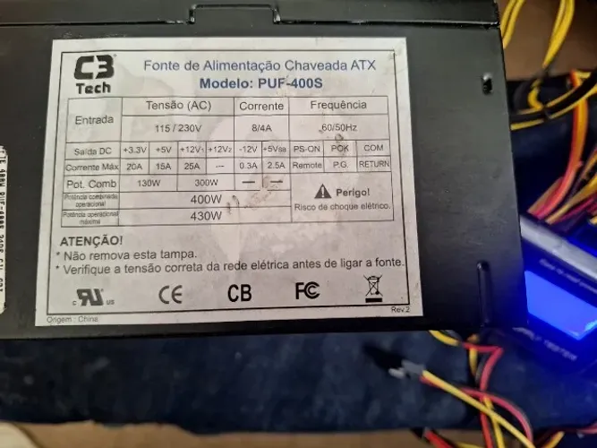 FONTE ATX C3 TECH