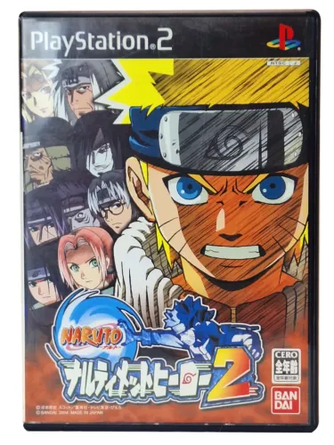 Jogo Ps2 Naruto Japonês Mídia Física Original
