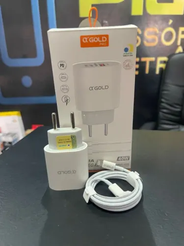 Carregador Para iPhone original Gold Usb-c Ca40/c- 40W turbo - Fazemos Entregas 