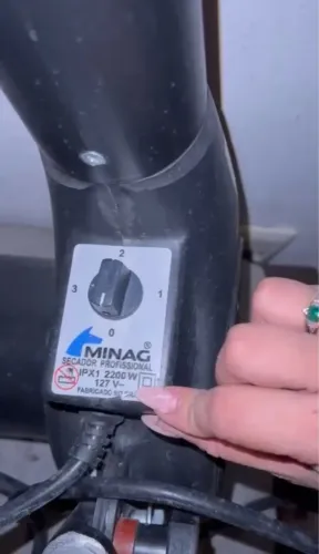 Secador Minag - Preto