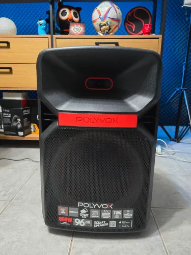 Caixa de som Polyvox XC812BT