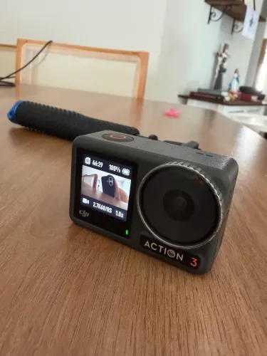 DJI Osmo Action 3 - Impecável | 4K 120fps | Completa