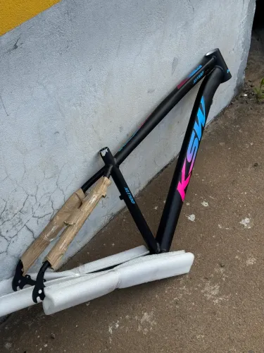 Quadro KSW Aro 29 MTB Alumínio 6061 Tam. 15 Novo