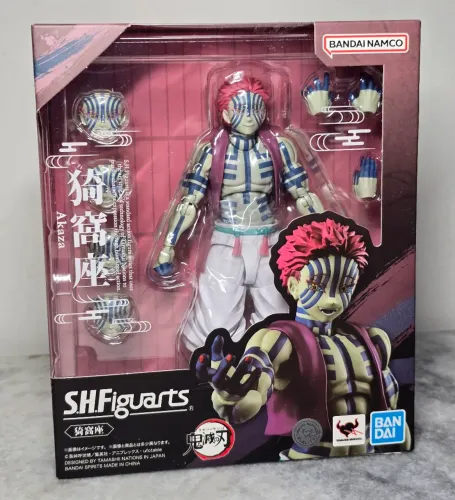 Demon Slayer Akaza Shfiguarts original lacrado