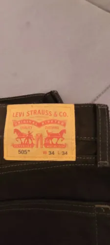 Calca Jeans 505 masculina preta