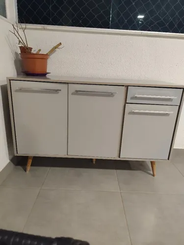 Balcão MDF cinza