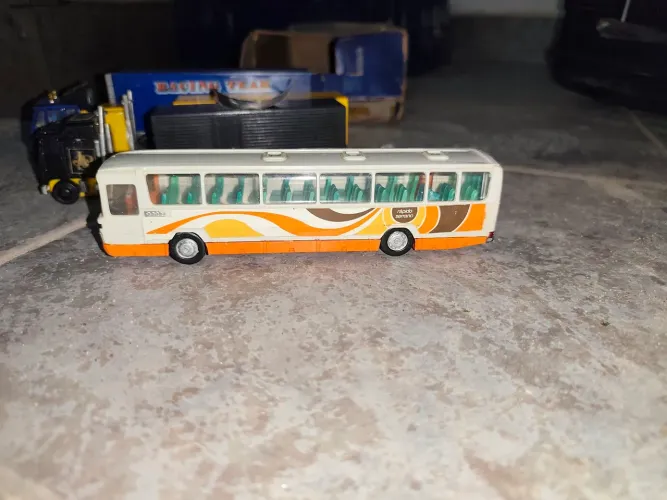 Miniatura ônibus Rápido Serrano brinquedos Rei
