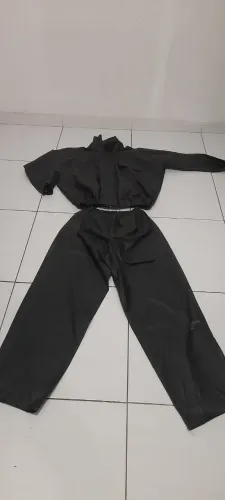 Capa de chuva G motoqueiro motoboy conjunto impermeável