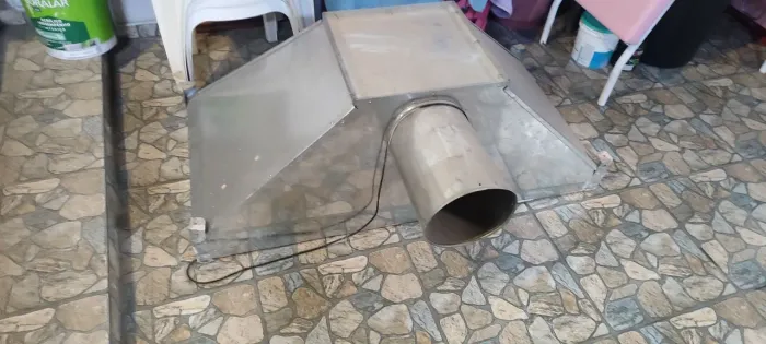Coifa de cozinha lanchonete