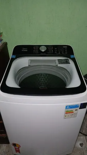 Máquina de Lavar Midea 15Kg, Wave Agitador - Praticamente Zero!