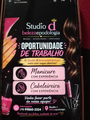 Cabeleireira,e manicure
