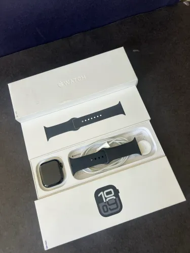 Apple Watch Series 10 GPS - Seminovo - OLX Pay - Preto - Faço Troca e Parcelo 18x
