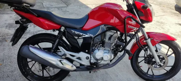 Moto Fan 2020, vermelha (Único dono)