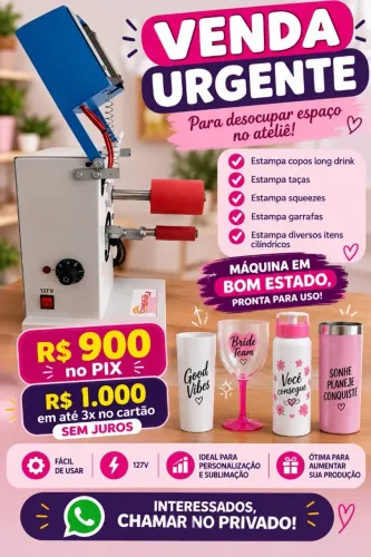 Máquina de estampar - personalizar