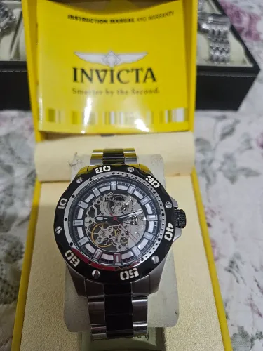 Relogio invicta skeleton original novo