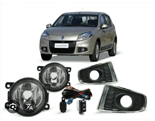Kit farol de neblina Sandero 