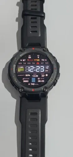Amazfit T-Rex Pro - Completo e Bateria Duradoura.