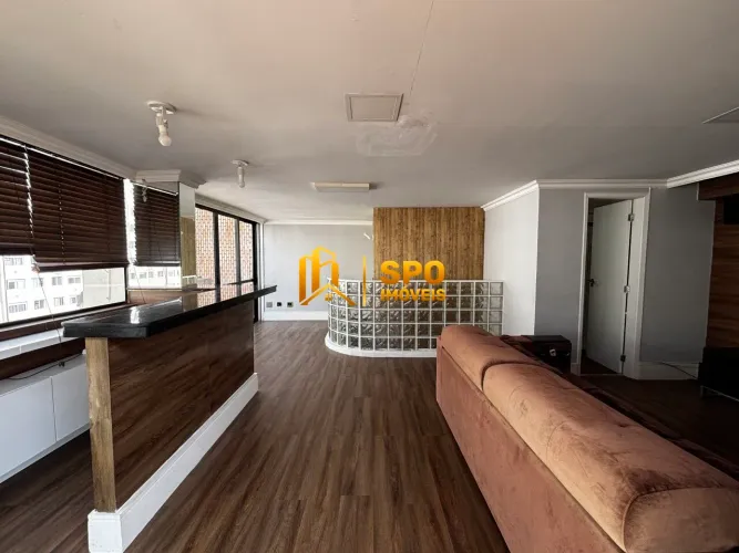 Cobertura Duplex mobiliado com churrasqueira e 2 vagas. Santo Amaro, Zona Sul de São Paulo