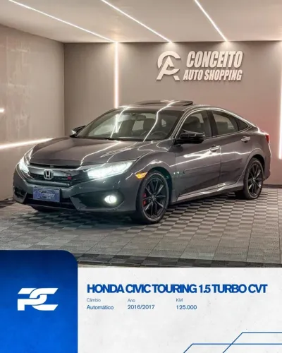 Honda Civic Sedan Touring 1.5 Turbo 16V Aut.4p 2017