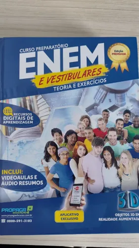 Livro Preparatório para ENEM e concursos.