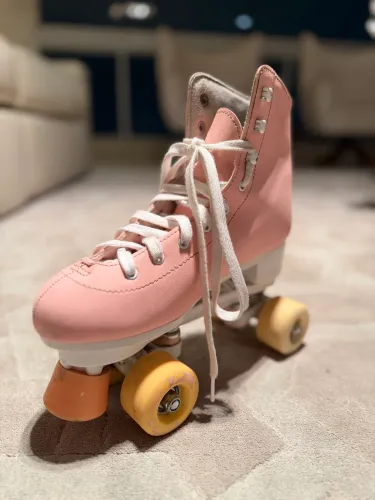Patins Oxelo Quad Pink Decathlon Semi-Novo Tamanho 36/37
