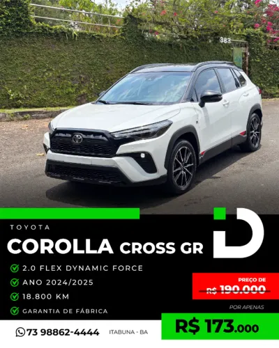 Toyota Corolla Cross Gr-s 2.0 16V Flex Aut. 2025