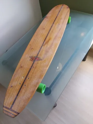 Skate Longboard Clássico Natural Wood 50 polegadas