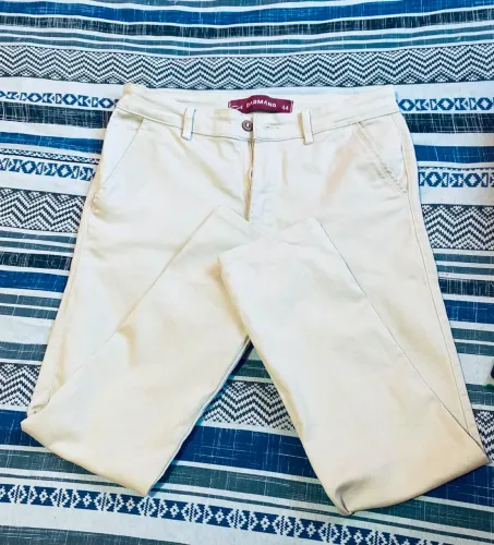 Calça tamanho 44 bege D'armand