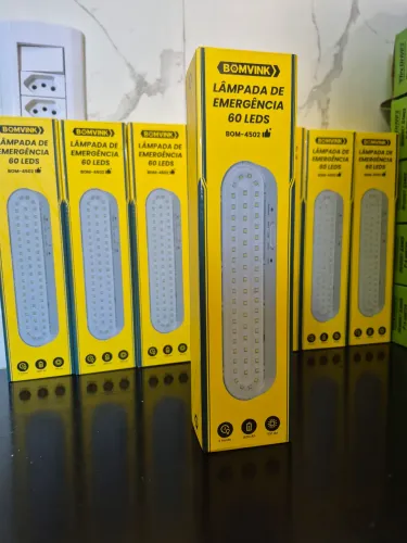 LUMINÁRIA DE EMERGÊNCIA 60 LEDS