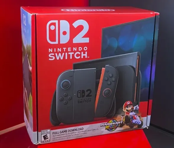 Nintendo Switch 2 256GB Grey + Mario Kart World - Produto Novo Lacrado e Com Garant