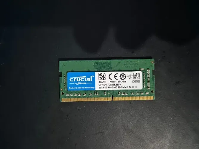 Memória 16gb Crucial DDR4 Notebook 2666Mhz