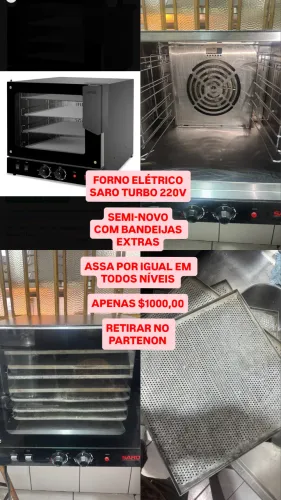 Forno elétrico industrial
