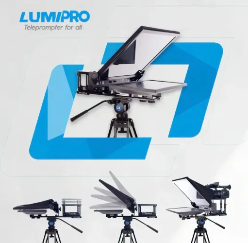 Teleprompter com monitor 19" (não inclui o tripé)