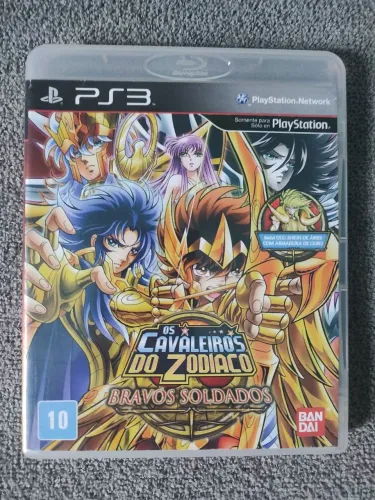 Os Cavaleiros do Zodíaco Bravos Soldados PS3 - Jogo Cavaleiros do Zodíaco PlayStation 3