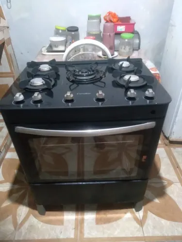 Fogão mesa de vidro 5 bocas