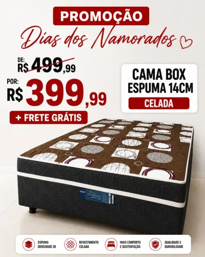 Promoção dia dos namorados - Cama box casal ( Frete grátis )