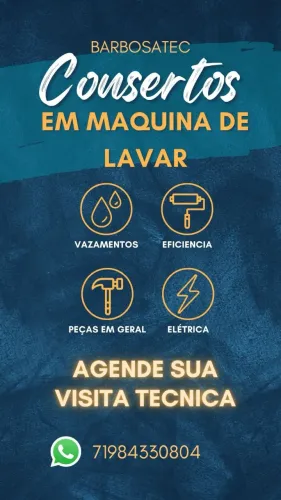 Consertos em MAQUINA DE LAVAR 