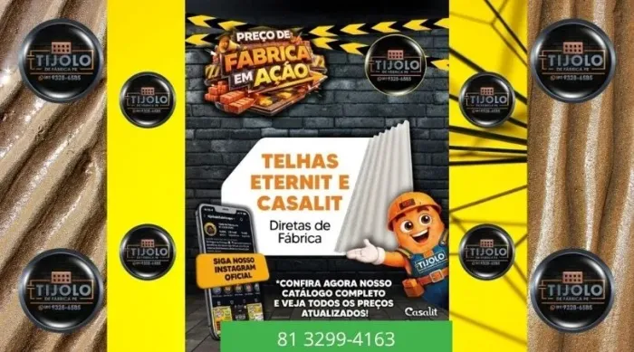 disk telha pronta para carregamento 