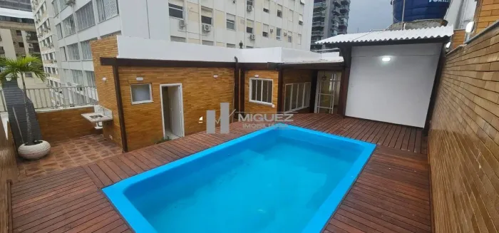 Rua prudente de morais, cobertura duplex, 4 quartos (2 suítes), 2 vagas 175m²