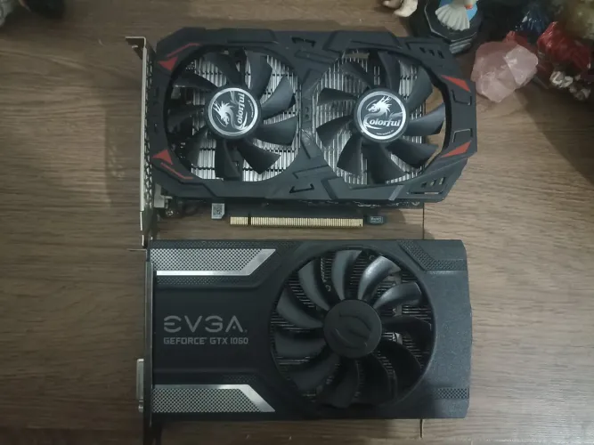 Gtx 1050 ti 4gb + Gtx 1060 3gb para retirada de peças.