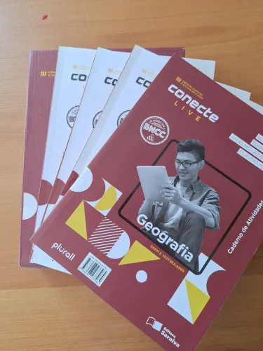Livros Geografia Plurall Conecte Live