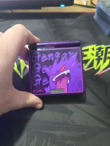 Game Boy Advance SP - Gengar - Tela IPS e USB-C