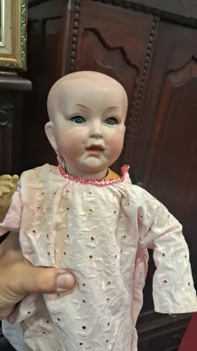 Rara e Antiga Boneca Alemã item de Colecionador