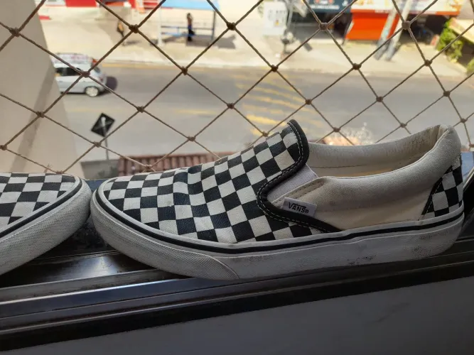 Tenis vans original xadrez 